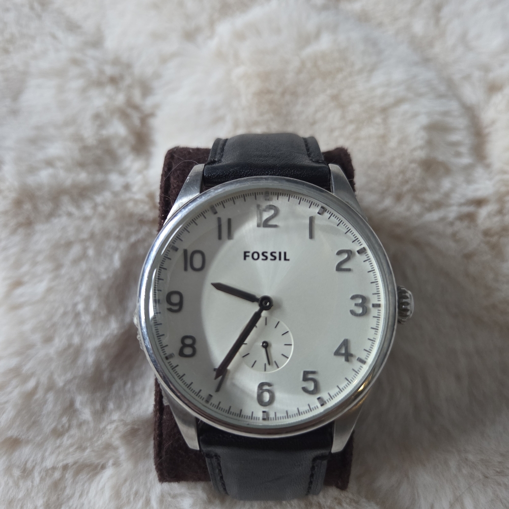 Fossil Silver and Black Watch
